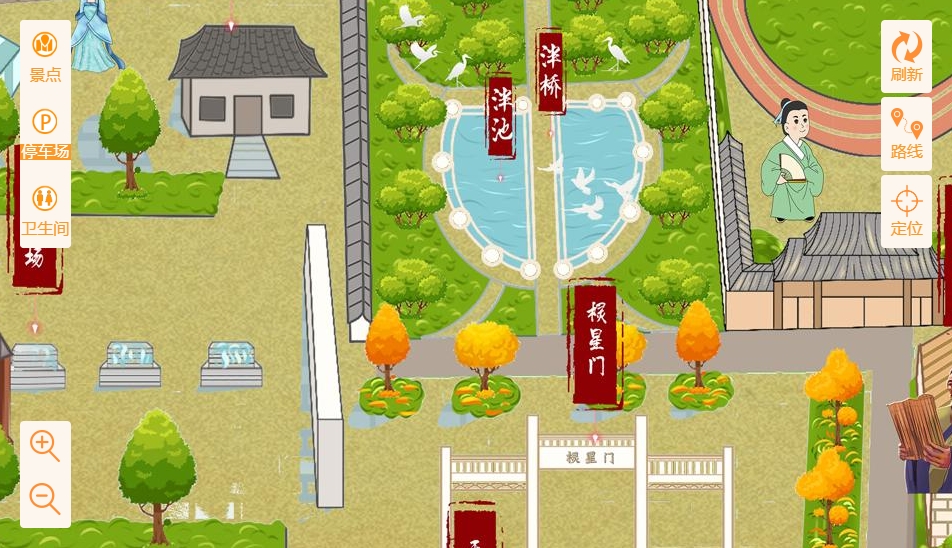 宁津手绘地图景区语音讲解导览系统：智慧景区建设的基石